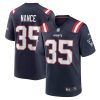 New England Patriots Jim Nance Nike Navy NFL Game Jersey