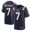 New England Patriots JuJu Smith-Schuster Nike Navy NFL Game Jersey