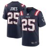 New England Patriots Marcus Jones Nike Navy NFL Game Jersey
