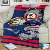 New England Patriots Mickey Fleece Blanket
