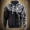 New England Patriots Military Long Sleeve Zip Up Hoodie