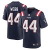 New England Patriots Raleigh Webb Nike Navy NFL Game Jersey