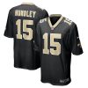 New Orleans Saints Brett Hundley Nike Black NFL Game Jersey