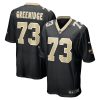 New Orleans Saints Ethan Greenidge Nike Black NFL Game Jersey