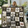 New Orleans Saints Keep Calm Quilt Blanket