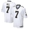 New Orleans Saints Taysom Hill Nike White NFL Game Jersey