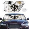 New Orleans Saints White Car Sunshade
