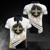 New Orleans Saints White Golden Logo Polo Shirt V2