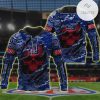 New York Giants Navy Blue Red Skull Pullover Hoodie