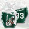 New York Jets Bilal Powell Green White Pullover Hoodie