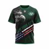 New York Jets Green Black T-Shirt V5