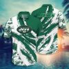 New York Jets Green White Hawaiian Shirt