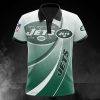 New York Jets Green White Polo Shirt V3