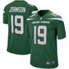 New York Jets Keyshawn Johnson Nike Green Retired NFL Game Jersey