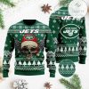 New York Jets Skull Ugly Christmas Sweater