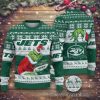 New York Jets The Grinch Ugly Christmas Sweater
