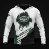 New York Jets White Green Pullover Hoodie