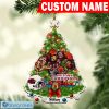 Arizona Cardinals Custom Name Christmas Tree Shaped Ornaments