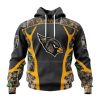 Arizona Cardinals Custom Name Number Camo Hunting Pullover Hoodie