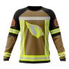 Arizona Cardinals Custom Name Number Firefighter Uniform Sweatshirt