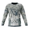 Arizona Cardinals Custom Name Number Honor US Air Force Veterans Sweatshirt