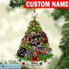 Atlanta Falcons Custom Name Mascot Christmas Tree Shaped Ornament