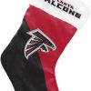 Atlanta Falcons Red Black Christmas Socks