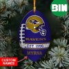 Baltimore Ravens Custom Name EST 1996 Custom Shaped Ornament