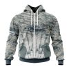 Baltimore Ravens Custom Name Number Honor US Air Force Veterans Zip Up Hoodie