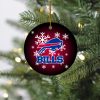 Buffalo Bills Merry Christmas Round Ornament