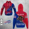 Buffalo Bills Royal Red Mafia Mess Pullover Hoodie