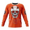 Chicago Bears Custom Name Number Kits For Dia De Muertos Sweatshirt