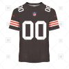 Cleveland Browns Custom Name Number Brown Home Jersey T-Shirt