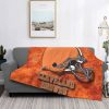 Cleveland Browns Orange Fleece Blanket V2