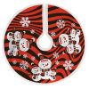 Cleveland Browns Snowman Sherpa Christmas Tree Skirt