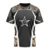 Dallas Cowboys Custom Name Number Camo Hunting T-Shirt