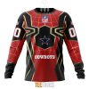 Dallas Cowboys Custom Name Number Spider Man Sweatshirt