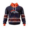 Denver Broncos Custom Name Number Native With Samoa Culture Pullover Hoodie