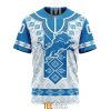 Detroit Lions Custom Name Number Native Pattern T-Shirt