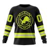 Detroit Lions Custom Name Number Special FireFighter Uniform Sweatshirt