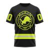 Detroit Lions Custom Name Number Special FireFighter Uniform T-Shirt