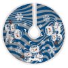 Detroit Lions Snowman Sherpa Christmas Tree Skirt