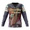 Green Bay Packers Custom Name Number Mandalorian And Baby Yoda Sweatshirt