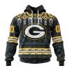 Green Bay Packers Custom Name Number Native Concepts Pullover Hoodie