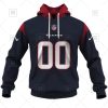 Houston Texans Custom Name Number Navy Home Jersey Pullover Hoodie