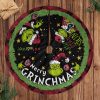 Houston Texans Grinch Green Monster Christmas Tree Skirt