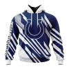 Indianapolis Colts Custom Name Number MotoCross Concept Pullover Hoodie