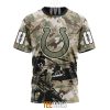 Indianapolis Colts Custom Name Number Veteran Salute To Service T-Shirt