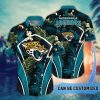 Jacksonville Jaguars Custom Name Flower Summer Tropical Hawaiian Shirt