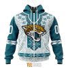 Jacksonville Jaguars Custom Name Number Native Pattern Zip Up Hoodie